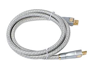 DisplayPort Cable 1.2, Zinc Alloy Mesh Shielded