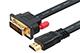 DVI to HDMI Cable, Flexible Flat TV Cable