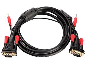 VGA Cable with 3.5mm Audio, Computer TV Cable